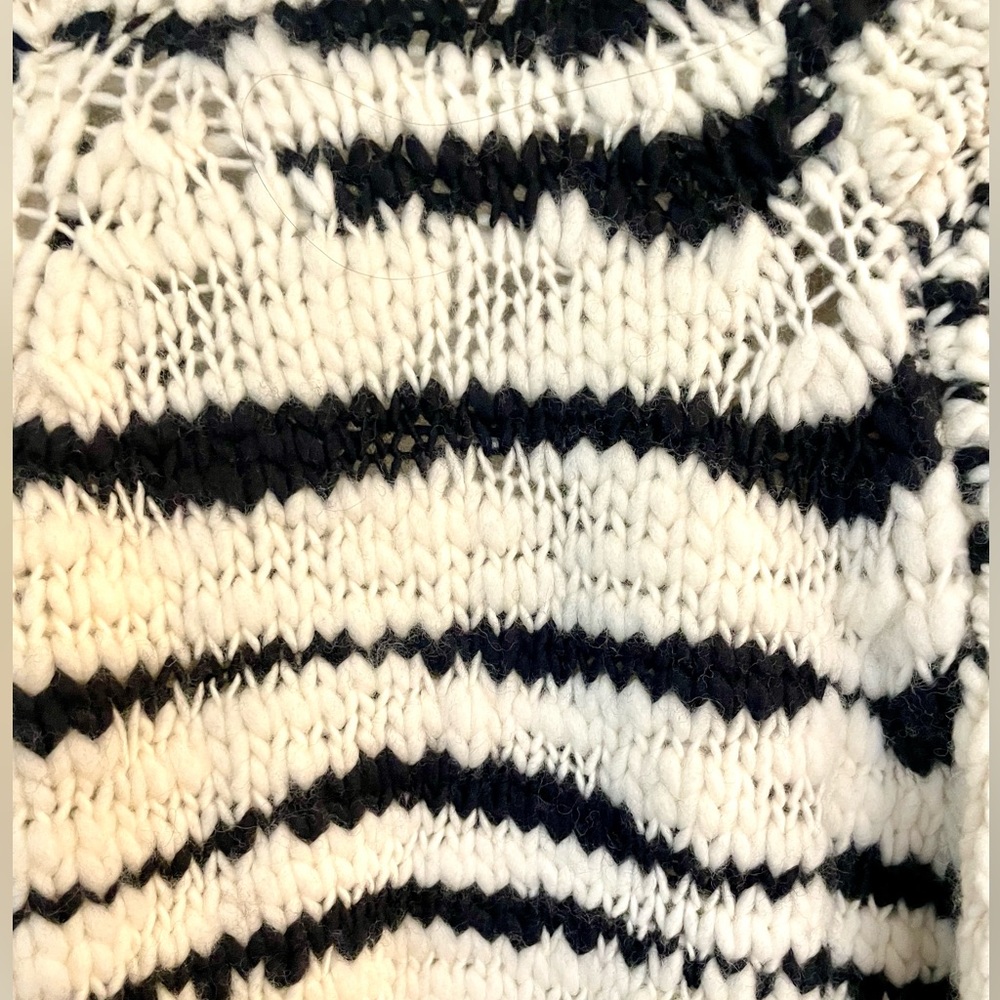 SOLD. ✨Host Pick! ✨ NWOT. Ulla Johnson Zebra striped pullover. - Picture 4 of 6